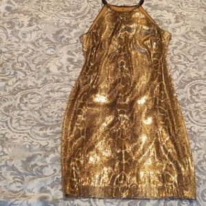 Snake skin dress